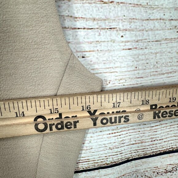 Club Monaco Sheath Dress Womens Size 2 Beige Sleeveless Round Neck NWT - Picture 8 of 13